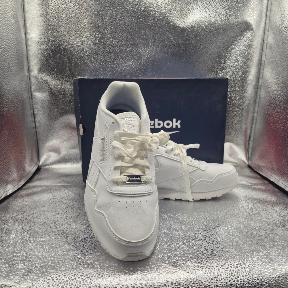 Reebok Classic Harman Run S White Silver Metallic Men Sneaker DV3858 10 4E Wide